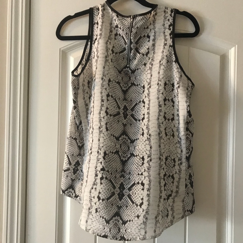 Business Snake Print Blouse